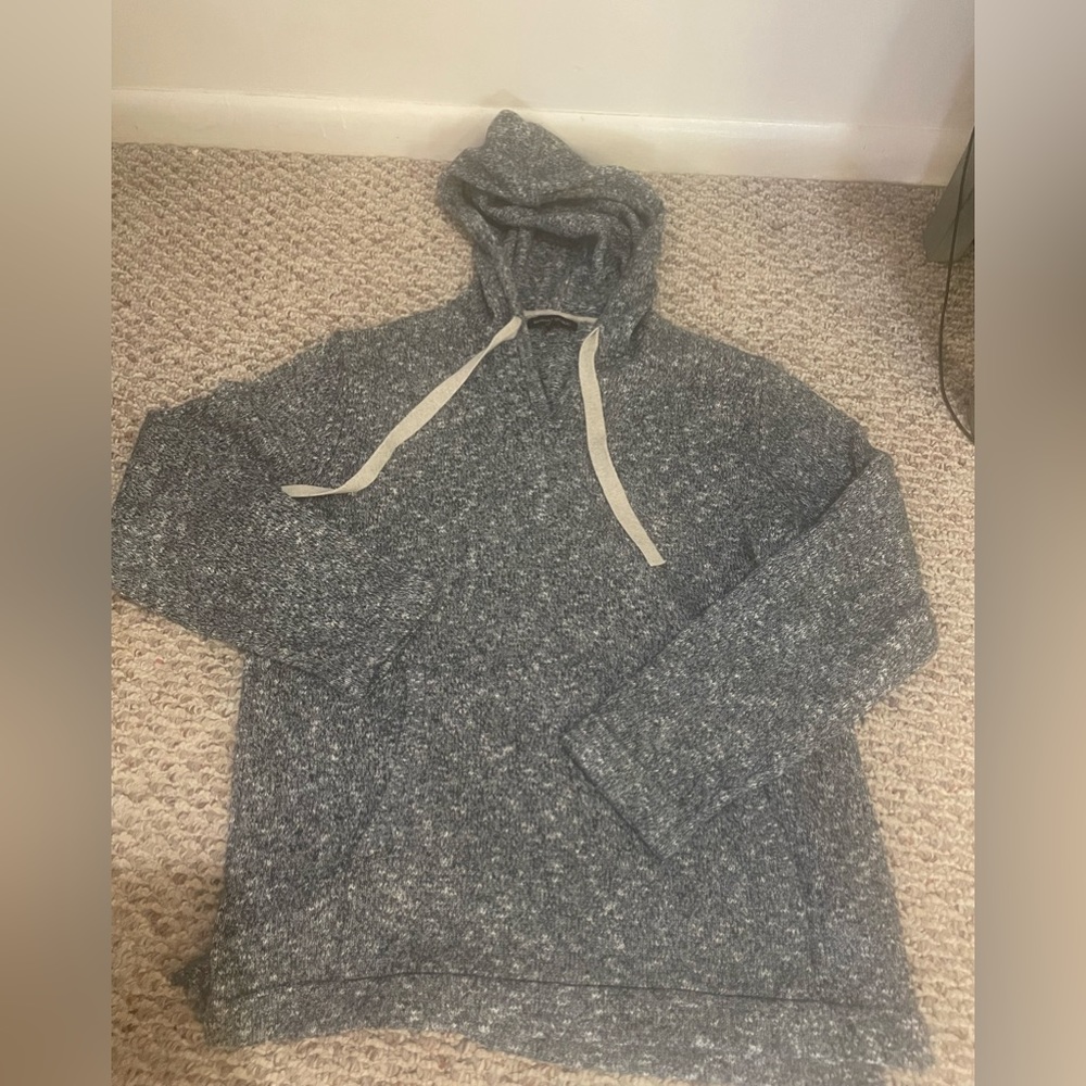 Banana republic men’s sweater with hood size large NWOT grey